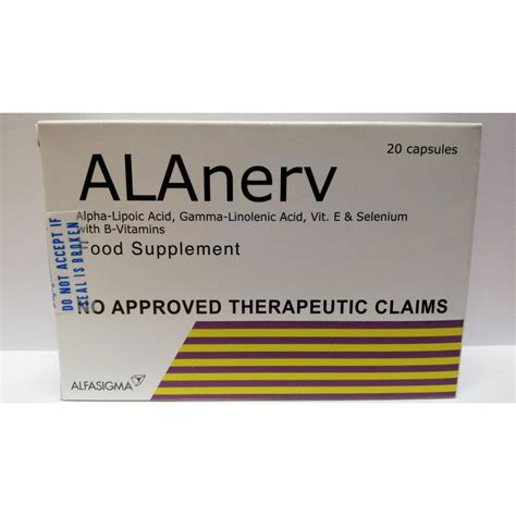ALAnerv 920mg (20 caps/box) .